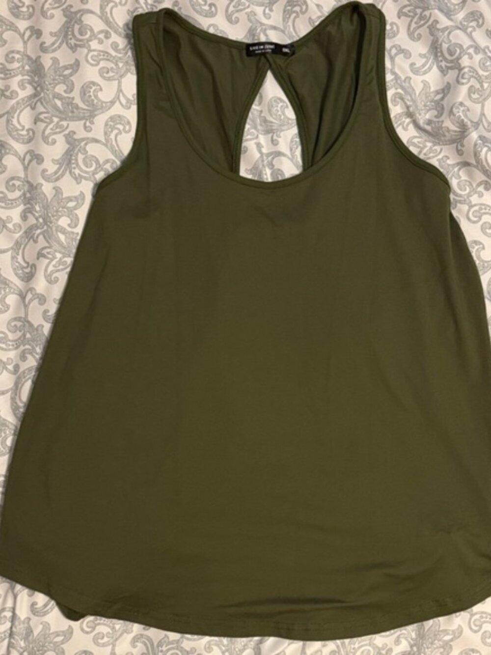 SHEIN Olive Green Tank Top